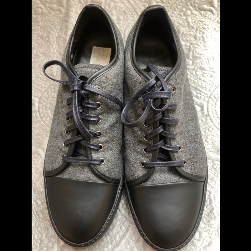 Gray / black Lanvin sneakers
